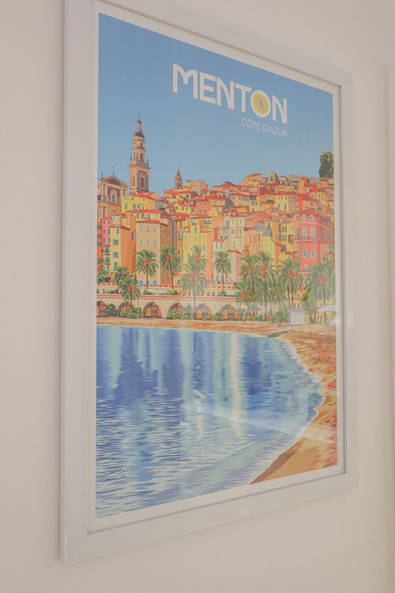 "Le Garavan Palace" Idyllique, Proche Gare Et Plage Menton Exterior foto